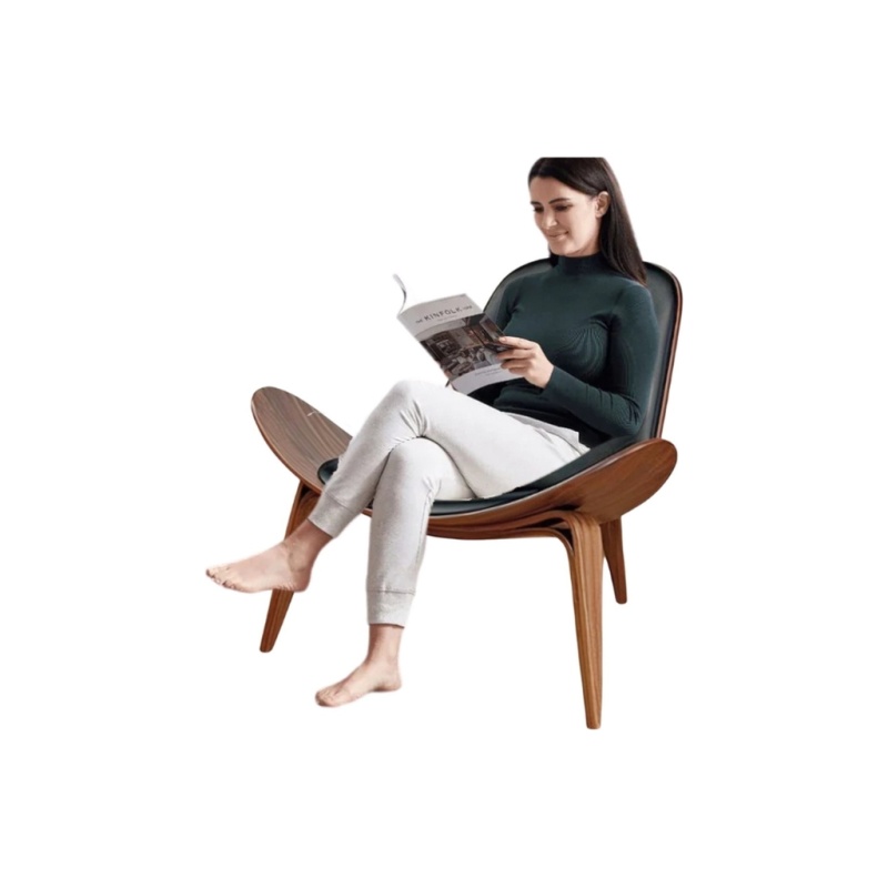 Shell Chair Walnoot
