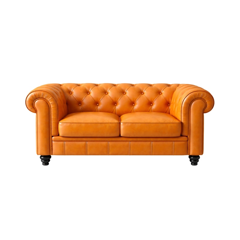 Chesterfield 2 zits bank cognac